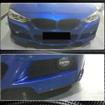 BMW 3 Series F30 M Sport 2012-2018 Front Bumper Splitters Carbon Fiber/FRP