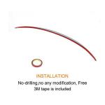 Unpainted Primer PU Rear Trunk Spolier for Volkswagen VW 2008-2017
