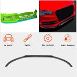 Audi S3 A3 Sline 8V Sedan Pre-facelift 2014-2016 Front Bumper Lip Carbon Fiber