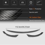 Mercedes Benz W213 Sport E43 AMG Sedan 2017-2019 Front Bumper Lip Carbon Fiber