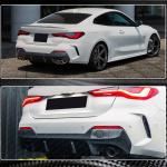 BMW 4 Series G22 G23 420i 430i M Sport M440i 2020+ Rear Bumper Diffuser Dry Carbon Fiber