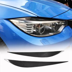 BMW F32 F33 F36 F80 M3 F82 F83 M4 Headlight Eyebrows Lamp Eyelids Dry Carbon Fiber