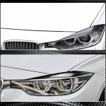 Carbon Fiber Headlight Eyebrows for BMW 3 Series F30 2012-2018