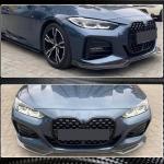 BMW 4 Series G22 G23 420i 430i M Sport M440i 2020-2022 Front Bumper Lip Carbon Fiber