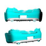US Infiniti G37 GT 4-Door 2009-2013 Rear Bumper Diffuser Carbon Fiber