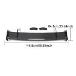 Porsche 911 (991) 991.2 GT3 (RS) Coupe 2012-2018 Rear Trunk Spoiler Dry Carbon Fiber