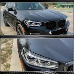 BMW X3 G01 X4 G02 2018-2020 Headlight Eyebrows Lamp Eyelids Carbon Fiber/FRP
