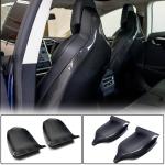 Tesla Model S 2012-2020 Front Seatback Cover Carbon Fiber