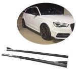 Audi S3 A3 Sline 8V Hatchback Pre-facelift 2014-2016 Side Skirts Carbon Fiber