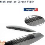 Carbon Fiber Car Front Headlamps Eyelids Headlight Eyebrows 2005-2009