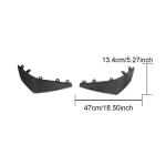 Chevrolet Corvette C8 Z06 2020-2024 Front Bumper Splitters Carbon Fiber