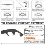 MCARCAR KIT G60 Carbon Fiber Front Bumper Lip for BMW 5 Series i5 G60 G61 G68 2023-2026 Front Lip Spoiler Chin Spoiler Air Dam Factory Outlet