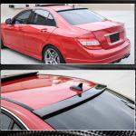 Mercedes Benz C Class W204 C63 AMG Sedan 2007-2014 Rear Roof Spoiler Carbon Fiber