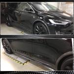 Tesla Model X Sport Utility 2016-2020 Door Trim Strips Carbon Fiber