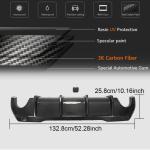 BMW 1 Series F40 118i M Sport 2020-2022 Rear Bumper Diffuser Carbon Fiber