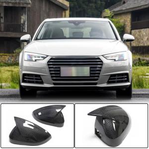 Audi A4 Sline S4 RS4 A5 B9 Mirror Covers Pair LHD Replacement Carbon Fiber