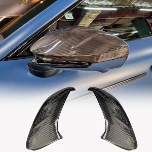 Porsche Taycan Turbo S 9J1 Sedan 2019-2024 Add-on Mirror Covers Dry Carbon Fiber