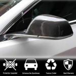 Tesla Model X 2016-2023 Mirror Covers Add-on Dry Carbon Fiber