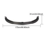 Mercedes Benz A Class W176 A200 A250 Sport A45 Pre-facelift 2013-2015 Front Bumper Lip Carbon Fiber