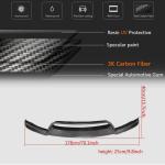 BMW X6M E71 2009-2014 Front Bumper Lip Carbon Fiber