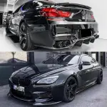 BMW M6 F06 / F12 / F13 Carbon Fiber Front Lip Set & V-Style Rear Diffuser Set 2013–2016