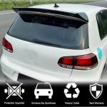Volkswagen VW Golf 6 MK6 GTI R/R20 2010-2013 Rear Roof Spoiler Carbon Fiber