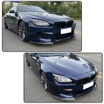 Gloss Black Front Lip for BMW 6 Series M6 2013-2018 F06 Gran Coupe F12 Convertible F13 Coupe, Fiberglass,Lightweight, Sporty Exterior Upgrade for Tuning Enthusiasts