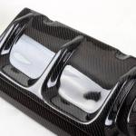 BMW 3 Series E46 M3 Coupe 2000-2006 Rear Bumper Diffuser Carbon Fiber