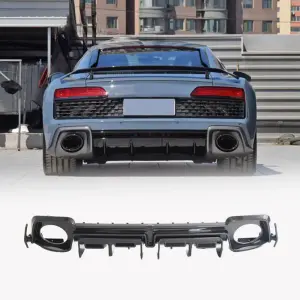 2022–2023 Audi R8 Gen2 Facelift Prepreg Dry Carbon Fiber Rear Bumper Diffuser