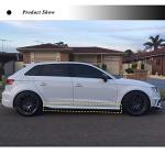 Carbon Fiber Side Skirts for Audi A3 S-Line S3 Hatchback 2014-2019