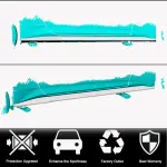 Ford Mustang GT Dark Horse Coupe 2-Door 2024+ Side Skirts Carbon Fiber