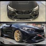 BMW 2 Series F87 M2 Competition M2C 2018-2020 Front Bumper Lip Carbon Fiber