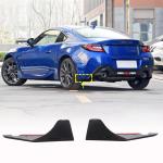 Subaru BRZ Toyota GR86 2022+ Rear Bumper Splitters Carbon Fiber