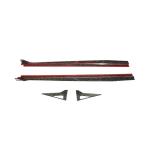 Lamborghini Huracan Carbon Fiber Side Skirt Extensions 2014–2018