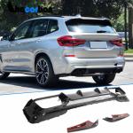 BMW F97 X3 M 2019-2023 Rear Bumper Diffuser With Splitters Carbon Fiber