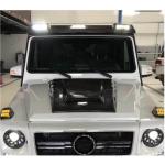 Mercedes Benz W463 2014-2018 Front Roof Spoiler With LED light Carbon Fiber