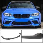 BMW 2 Series F87 M2 Competition M2C 2018-2020 Front Bumper Lip Carbon Fiber