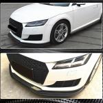 Audi TT MK3 8S Base 2015-2019 Front Bumper Lip Carbon Fiber