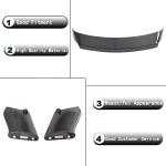 BMW 2 Series G87 M2 Base Coupe 2-Door 2023 2024 Rear Trunk Spoiler Carbon Fiber