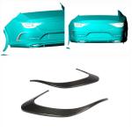 For Mercedes Benz CLS Class C257 Sport CLS53 AMG Sedan 18-20 Carbon Fiber Rear Bumper Air Fender Vent Fins