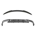 Carbon Fiber Body Kit for BMW 6 Series F06 F13 640i 650i M Sport M6 Gran Coupe 2Door Sedan 4Door 2012-2018 Rear Boot Lid Highkick Spoiler Wing Lip&Rear Bumper Lip