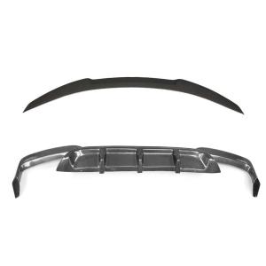 Carbon Fiber Body Kit for BMW 6 Series F06 F13 640i 650i M Sport M6 Gran Coupe 2Door Sedan 4Door 2012-2018 Rear Boot Lid Highkick Spoiler Wing Lip&Rear Bumper Lip