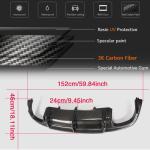 Audi S5 B8.5 Facelift Rear Bumper Diffuser Carbon Fiber/FRP 2012–2016