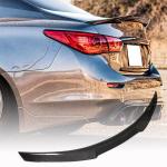 Infiniti Q50 Q50S Sedan 2014-2023 Rear Trunk Spoiler Carbon Fiber