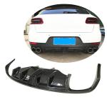 Porsche Macan 2014-2020 Carbon Fiber Rear Bumper Diffuser Valance Lip with Brake Light