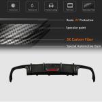 Audi A6 C8 Quattro Base Sedan 2020-2022 Rear Bumper Diffuser Carbon Fiber