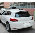 Volkswagen VW Scirocco Base Hatchback Non-R 2008-2014 Rear Roof Spoiler Carbon Fiber