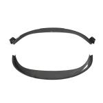 Porsche Taycan 9J1 Sedan 2019-2024 Front Bumper Lip Carbon Fiber