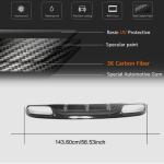 For Mercedes Benz (W205) C205 A205 C63 AMG Pre-facelift Carbon Fiber Rear Bumper Diffuser Lip