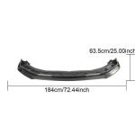 Ford Mustang Dark Horse 2024UP Front Bumper Lip Carbon Fiber